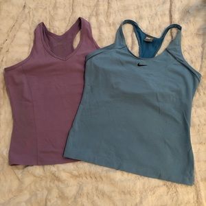 🏋🏻‍♀️Athletic tops. Nike blue and Athletic works lavender🏃‍♀️